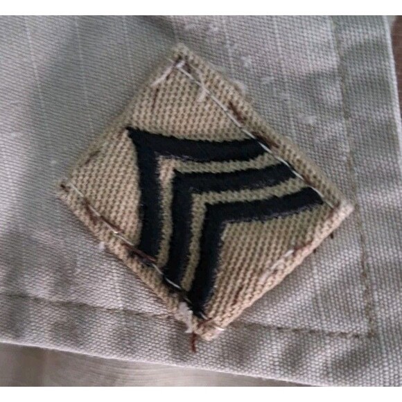 US Army Desert Camo Infantry Jacket Sz Med Flag/ 3rd Infantry Division/Sergeant - Picture 8 of 14